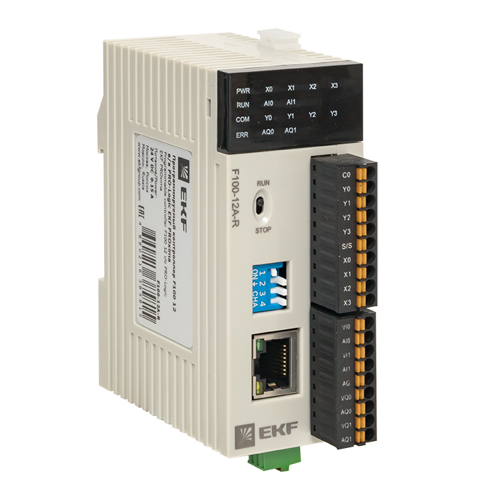 Программируемый контроллер F100 12 в/в PRO-Logic EKF PROxima | F100-12A-R | EKF