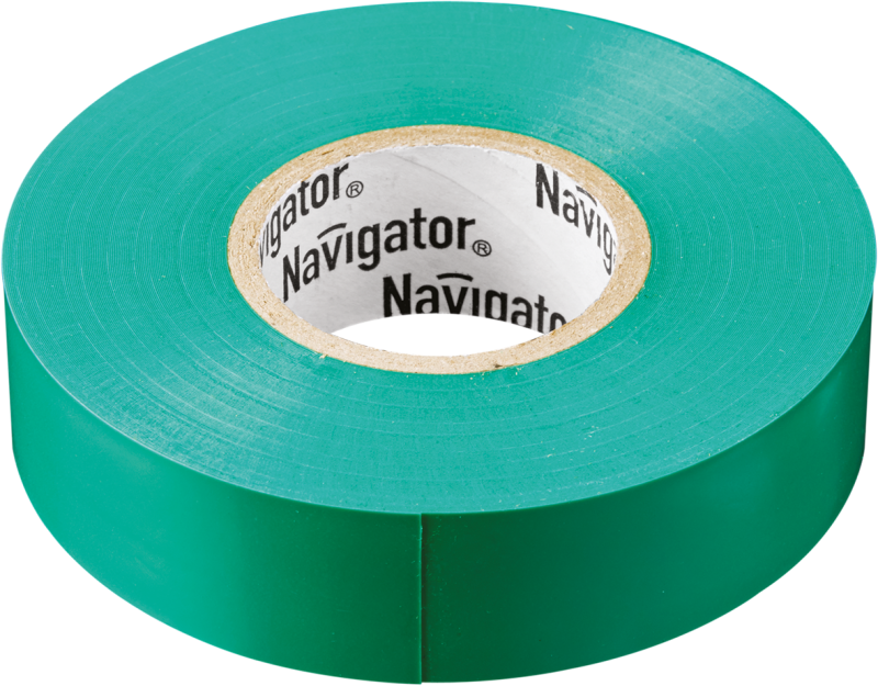 Изолента NIT-B15-20/G зелёная | 71106 | Navigator