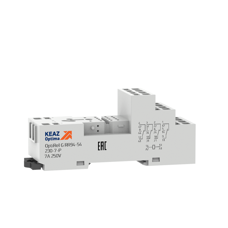 Розетка для реле OptiRel G RR94-54-230-7-P| 281169 | КЭАЗ