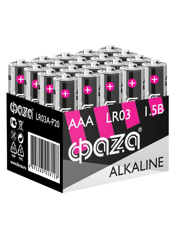 LR03 ФАZА Alkaline Pack-20
