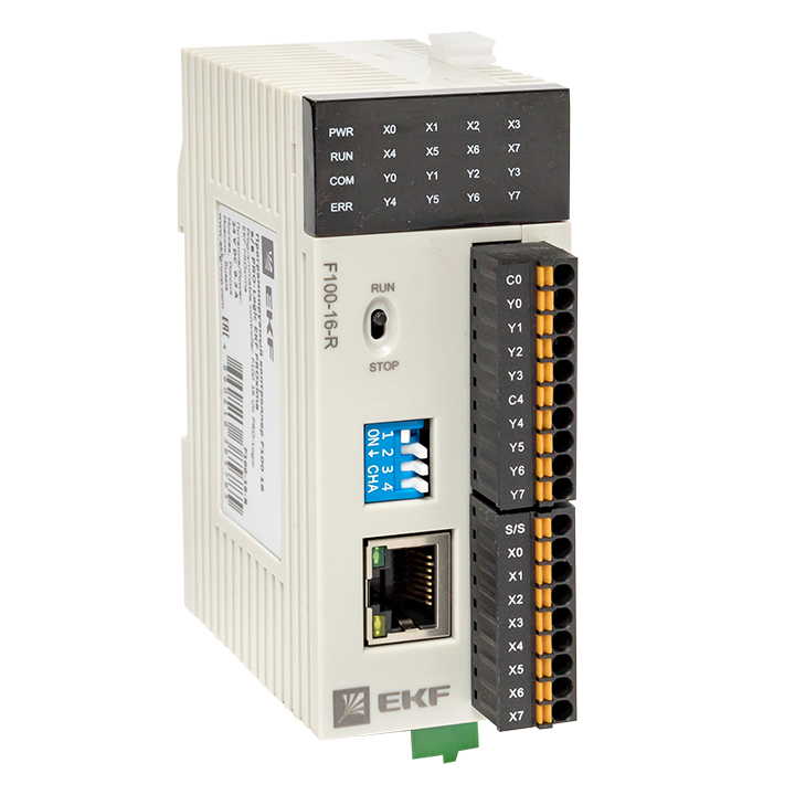 Программируемый контроллер F100 16 в/в PRO-Logic EKF PROxima | F100-16-R | EKF