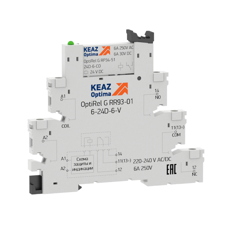 Релейный модуль OptiRel G RM38-51-220-240U-6-V-CO| 282945 | КЭАЗ