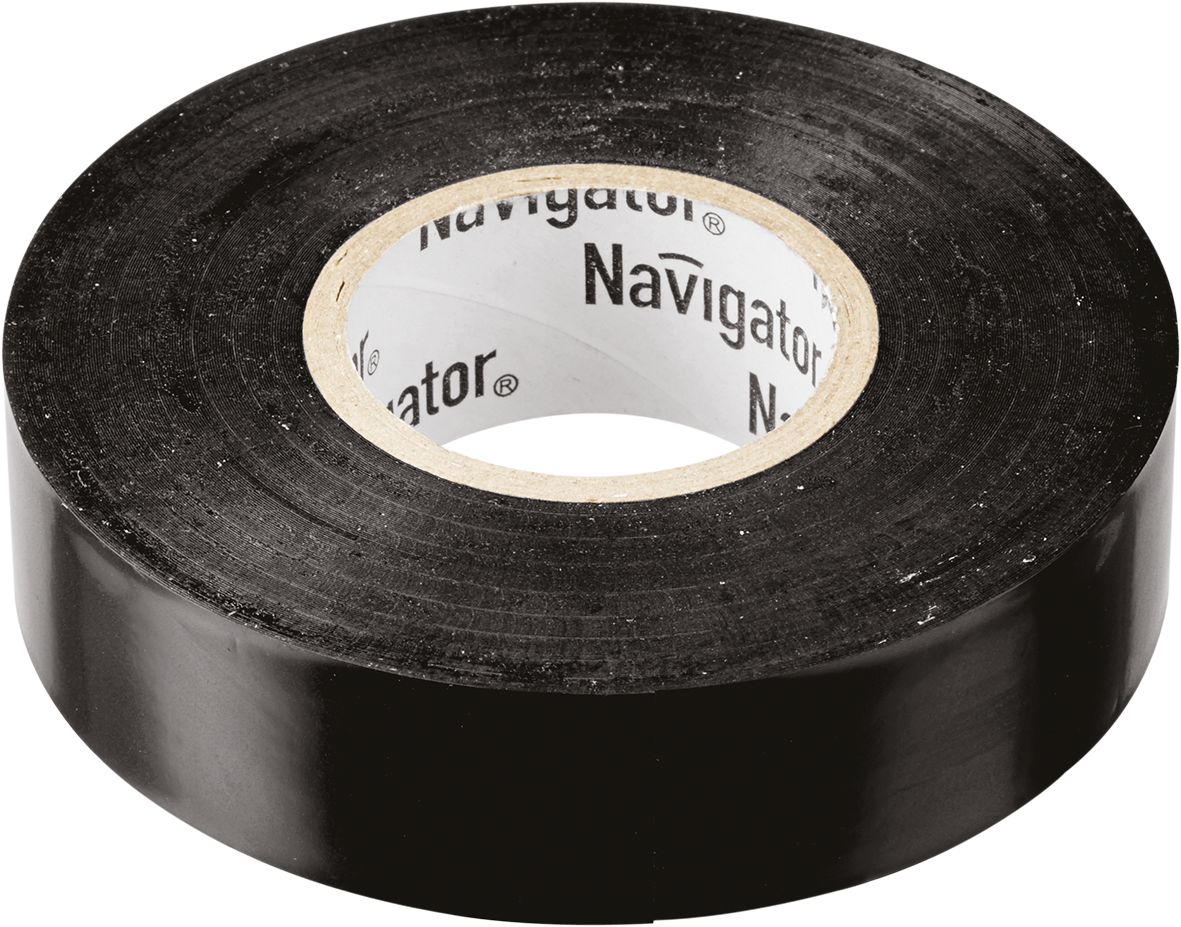 Изолента NIT-A19-20/BL чёрная | 71110 | Navigator