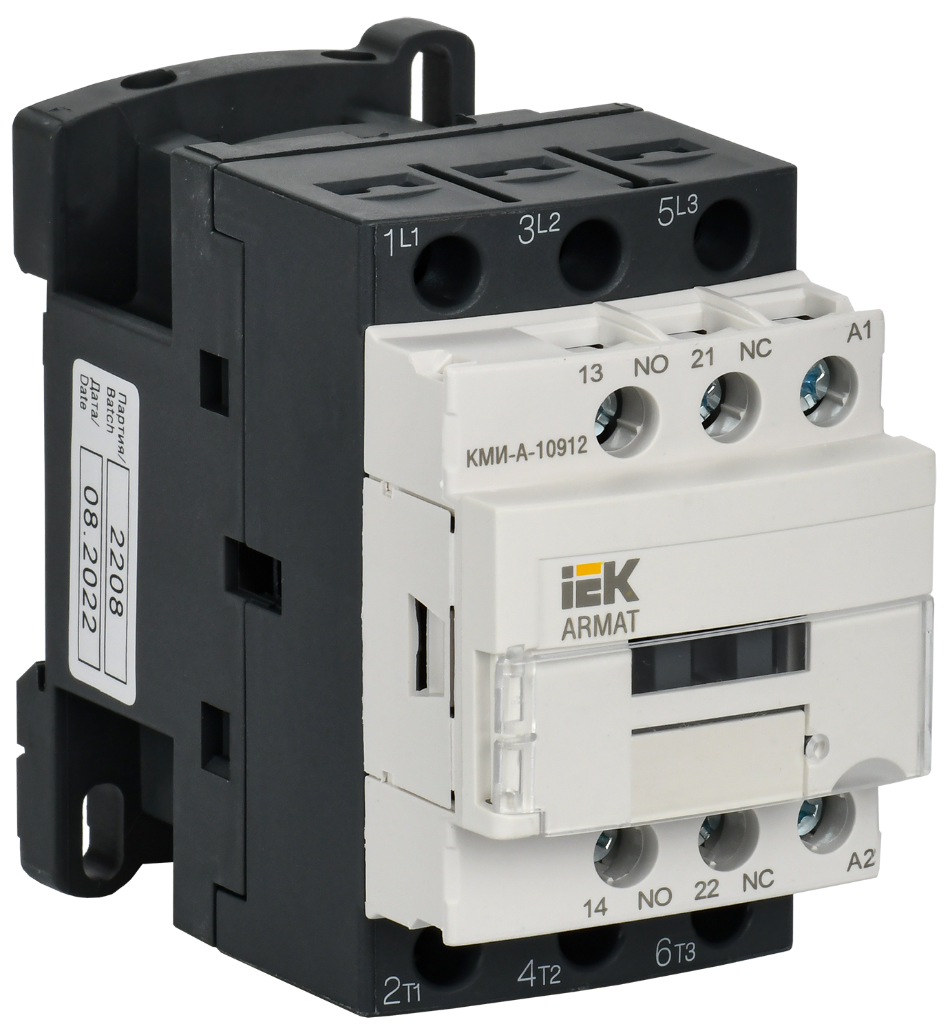 Контактор ARMAT КМИ-А-10912 LC1D 9А 230В/АС3 1НО/1НЗ