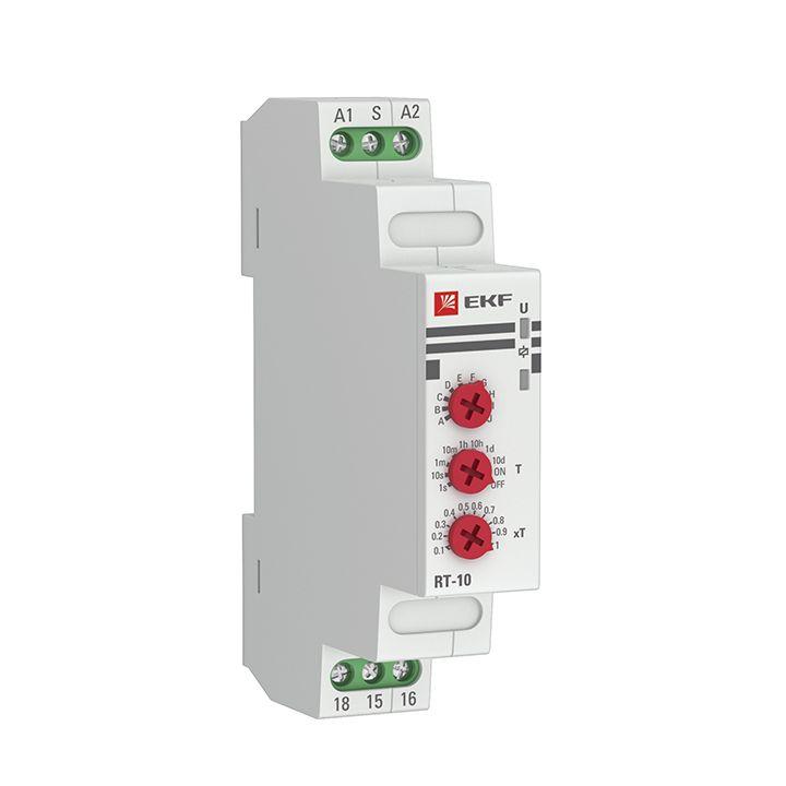 Реле времени (10 устанавл. функц.) RT-10 12-240В EKF PROxima|rt-10-12-240|EKF
