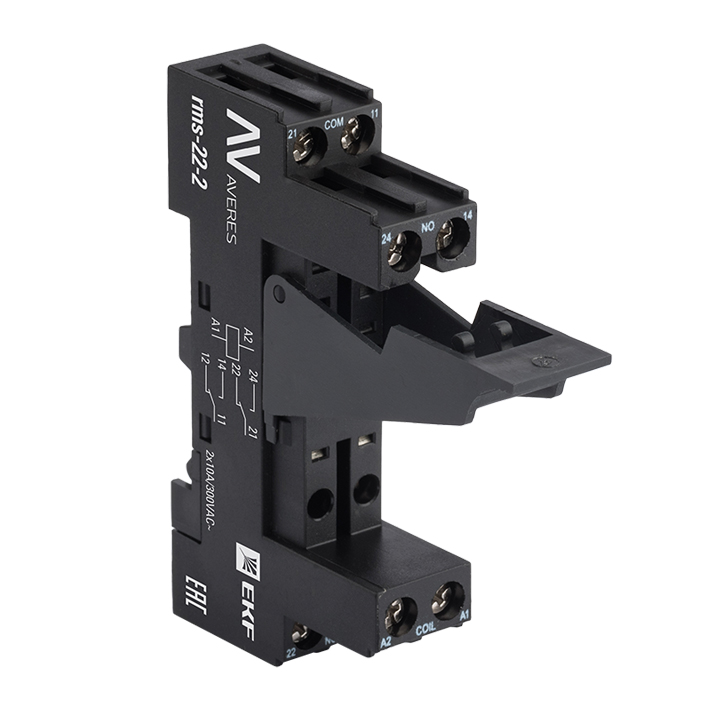 Разъем для реле РM slim 22/2 AVERES | rms-22-2 | EKF