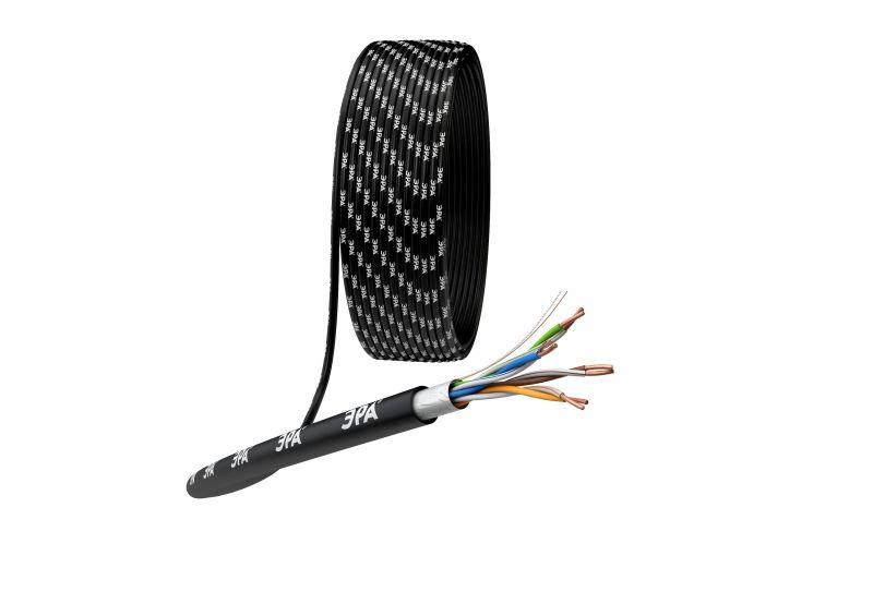 ЭРА Кабель витая пара F/UTP Cat5e 4x2x24 AWG CU PE OUTDOOR 305 м | Б0044689 | ЭРА