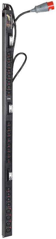 BASE PDU PV1113 36U 3ф 32А 20C13 4C19 3м IEC60309 | BS-PV42-20C13-04C19-13 | ITK