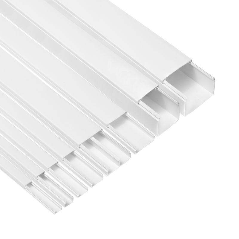 Мини-канал Metra - 24x14 - 2 метра - с крышкой - белый | 638193 | Legrand