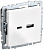 BRITE Розетка USB A+C 18Вт РЮ11-1-БрБ белый | BR-U22-018-K01 | IEK