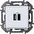 Inspiria Белый Устройство зарядное 2 местное с USB-разьемами A-C 240В/5В 3000мА С/У без рамки | 6737